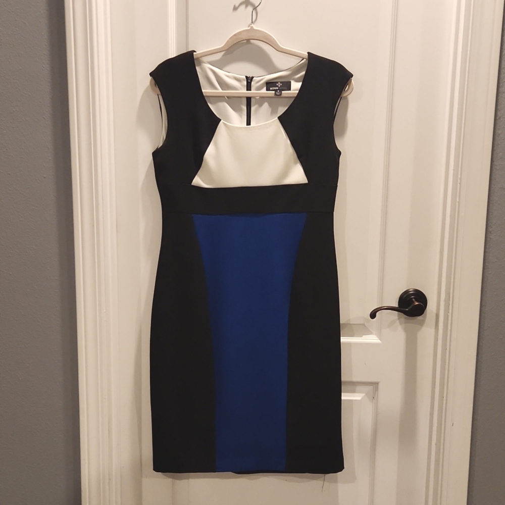 Ronni Nicole Color Block Dress
